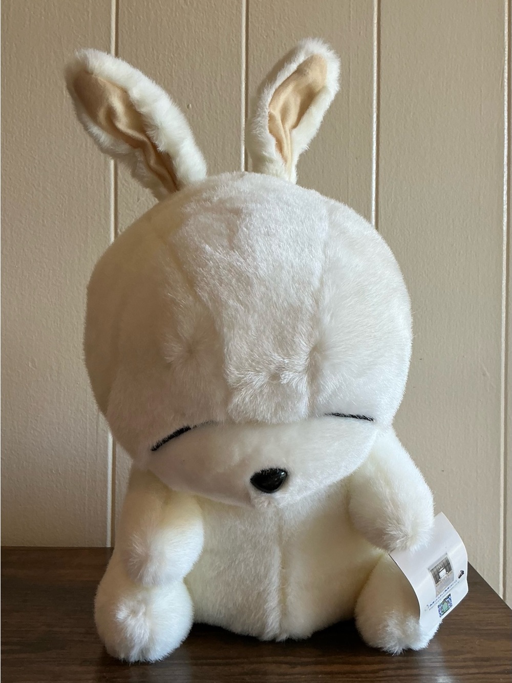 A Rare Vintage Mashi Maro Mashimaro Kim Jae 2000 White Bunny Rabbit Plush Toy